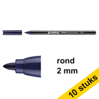 Aanbieding: 10x Edding 1300 viltstift pruisisch blauw (2 mm rond) 239636