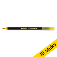 Aanbieding: 10x Edding 1340 brushpen geel