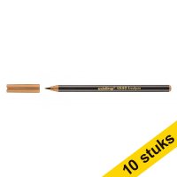 Aanbieding: 10x Edding 1340 brushpen okergeel