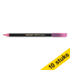 Aanbieding: 10x Edding 1340 brushpen roze 239662 - 1