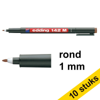 Aanbieding: 10x Edding 142M OHP marker bruin (1 mm rond) 239692
