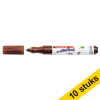 Aanbieding: 10x Edding 14 Funtastics viltstift bruin (3 mm rond) 239668 - 1