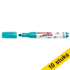 Aanbieding: 10x Edding 14 Funtastics viltstift turquoise (3 mm rond) 239681 - 1