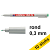 Aanbieding: 10x Edding 150S OHP marker groen (0,3 mm rond) 239711 - 1