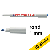 Aanbieding: 10x Edding 152M OHP marker blauw (1 mm rond)