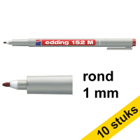 Aanbieding: 10x Edding 152M OHP marker bruin (1 mm rond) 239720