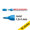 Aanbieding: 10x Edding 3000 permanent marker lichtblauw (1,5 - 3 mm rond) 240562 - 1