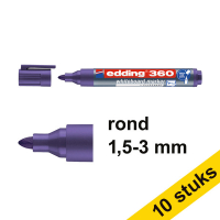 Aanbieding: 10x Edding 360 whiteboard marker violet (1,5 - 3 mm)