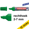 Aanbieding: 10x Edding 365 whiteboard marker groen (2 - 7 mm beitel) 239766 - 1