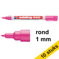 Aanbieding: 10x Edding 400 permanent marker roze (1 mm rond)