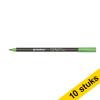 Aanbieding: 10x Edding 4200 porselein-penseelstift lichtgroen 239817 - 1