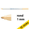 Aanbieding: 10x Edding 4600 textielmarker lichtoranje (1 mm rond) 239853 - 1