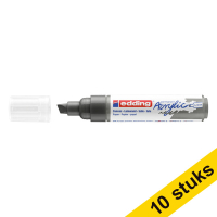 Aanbieding: 10x Edding 5000 acrylmarker antraciet (5 - 10 mm beitel)