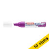 Aanbieding: 10x Edding 5000 acrylmarker bessenrood (5 - 10 mm beitel) 240242 - 1