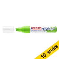 Aanbieding: 10x Edding 5000 acrylmarker geelgroen (5 - 10 mm beitel)