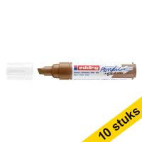 Aanbieding: 10x Edding 5000 acrylmarker hazelnoot (5 - 10 mm beitel)