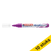 Aanbieding: 10x Edding 5100 acrylmarker bessenrood (2 - 3 mm rond) 240268 - 1