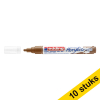 Aanbieding: 10x Edding 5100 acrylmarker hazelnoot (2 - 3 mm rond) 240272 - 1