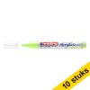 Aanbieding: 10x Edding 5100 acrylmarker pastelgroen (2 - 3 mm rond) 240271 - 1