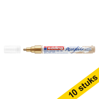 Aanbieding: 10x Edding 5100 acrylmarker rijkgoud (2 - 3 mm rond)