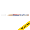 Aanbieding: 10x Edding 5100 acrylmarker warm beige (2 - 3 mm rond) 240259 - 1