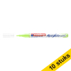 Aanbieding: 10x Edding 5300 acrylmarker pastelgroen (1 - 2 mm rond) 240293 - 1