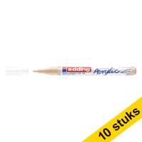 Aanbieding: 10x Edding 5300 acrylmarker warm beige (1 - 2 mm rond) 240285