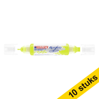 Aanbieding: 10x Edding 5400 acryl 3D double liner neongeel (2  - 3 / 5 - 10 mm) 240302