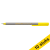 Aanbieding: 10x Edding 55 fineliner geel 239878 - 1