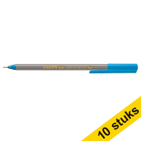 Aanbieding: 10x Edding 55 fineliner lichtblauw