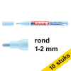 Aanbieding: 10x Edding 751 glanslakmarker pastelblauw (1-2 mm rond) 239556 - 1