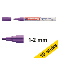 Aanbieding: 10x Edding 751 glanslakmarker violet (1 - 2 mm rond)