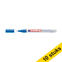 Aanbieding: 10x Edding 780 glanslakmarker blauw (0,8 mm rond)