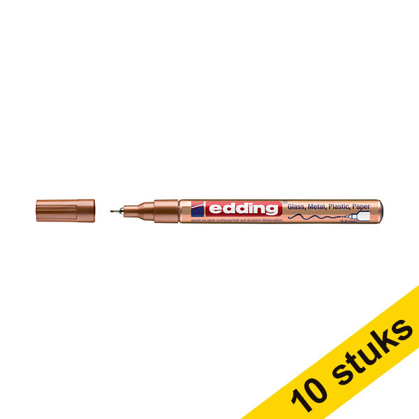 Aanbieding: 10x Edding 780 glanslakmarker koper (0,8 mm rond) 239478 - 1