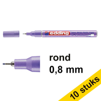 Aanbieding: 10x Edding 780 glanslakmarker metallic paars (0,8 mm rond) 239559