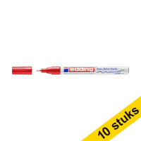 Aanbieding: 10x Edding 780 glanslakmarker rood (0,8 mm rond)