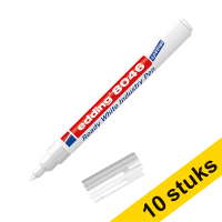 Edding Aanbieding: 10x Edding 8046 industriële permanent marker wit (1 - 3 mm rond)  240600