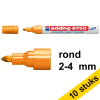 Aanbieding: 10x Edding 8750 industriële paint marker oranje (2 - 4 mm rond) 239427 - 1