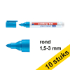 Aanbieding: 10x Edding 95 glasmarker lichtblauw (1,5 - 3 mm rond) 240597 - 1