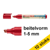 Aanbieding: 10x Edding EcoLine 32 flipchart marker rood (1 - 5 mm beitel) 240380 - 1