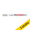 Aanbieding: 3x Edding 8200 voegenmarker zilvergrijs (2 - 4 mm rond) 239918 - 1