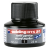 Edding BTK 25 navulinkt zwart (25 ml)