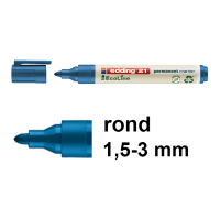 edding Set van 5 permanente markers 11 zwart met drukmechanisme