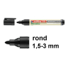 Edding EcoLine 28 whiteboard marker zwart (1,5 - 3 mm rond)