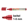 Edding EcoLine 29 whiteboard marker rood (1 - 5 mm beitel)