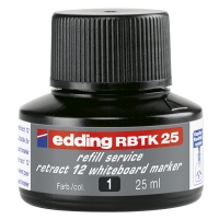Edding RBTK 25 navulinkt zwart (25 ml) 4-RBTK25001 200938