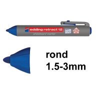 Edding Retract 12 whiteboard marker blauw (1,5 - 3 mm rond) 4-12003 200851