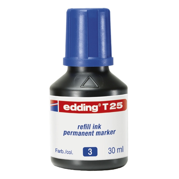 Edding T25 navulinkt blauw (30 ml) 4-T25003 200918 - 1