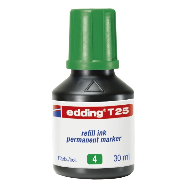 Edding T25 navulinkt groen (30 ml) 4-T25004 200919 - 1