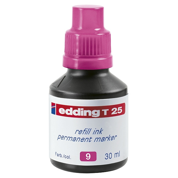 Edding T25 navulinkt roze (30 ml) 4-T25009 200924 - 1